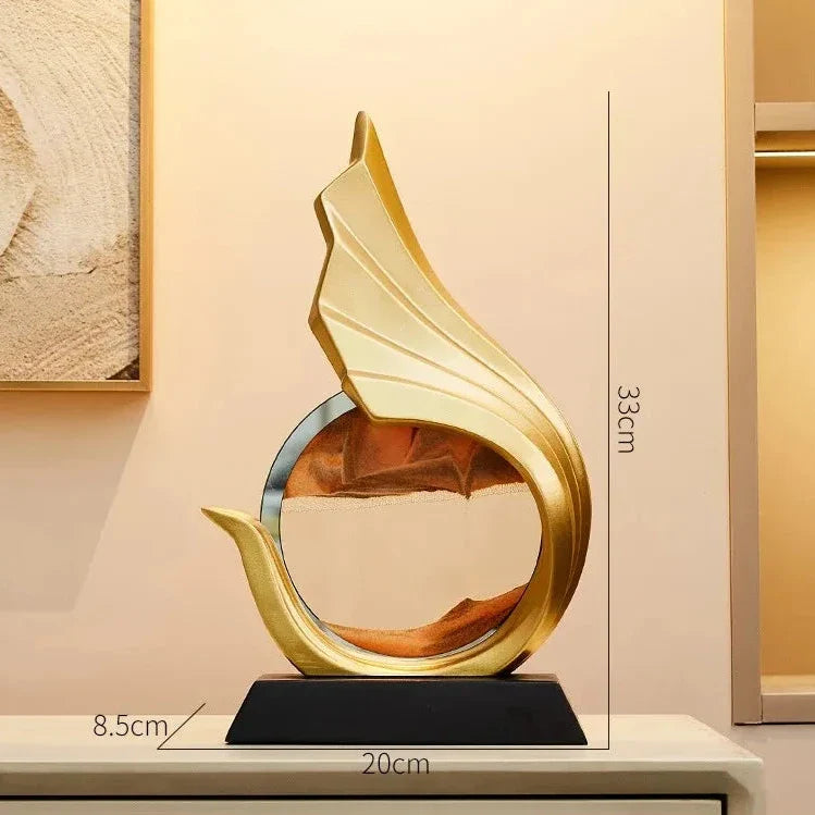 GOLDEN WAVE – Luxe zandloper met gouden details