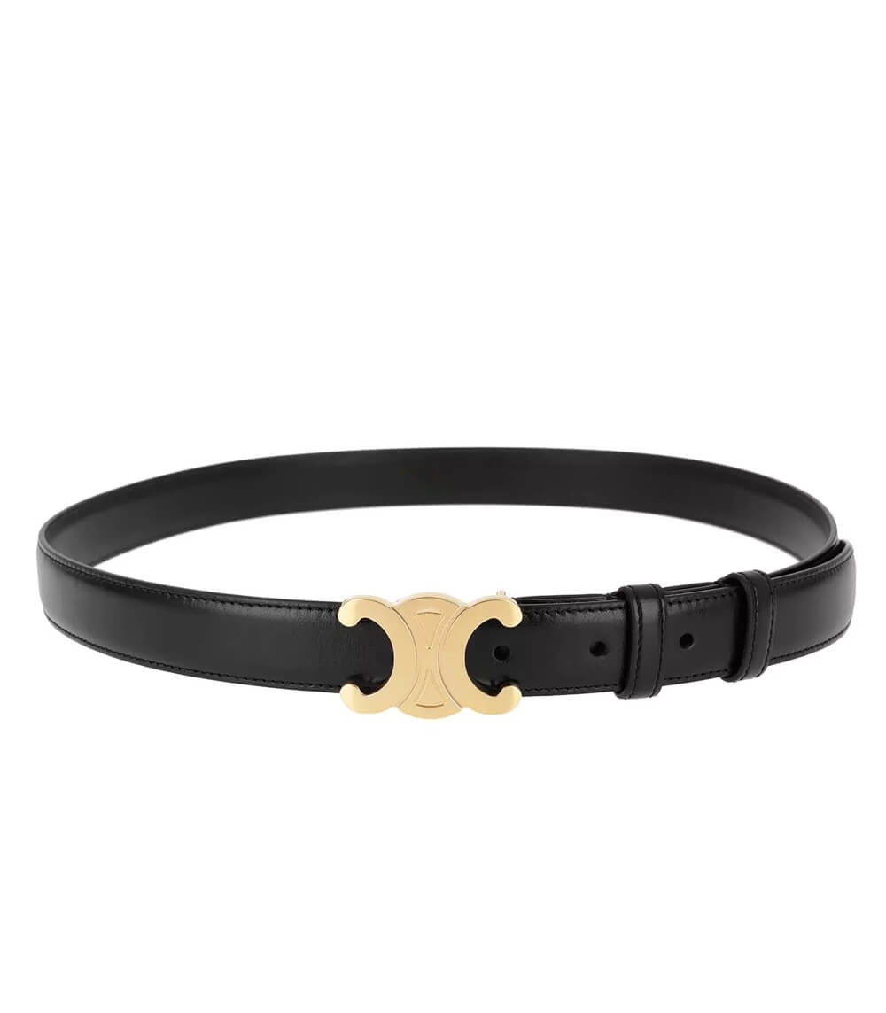 Elegante damesriem met goudkleurige gesp en designerlook – AURELIA BELT - Glamorix