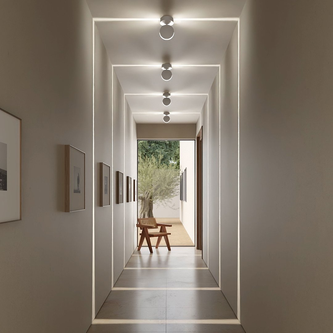 Moderne LED wandlamp met minimalistisch design en sfeervol licht – LUMAVIA NovaLine - Glamorix
