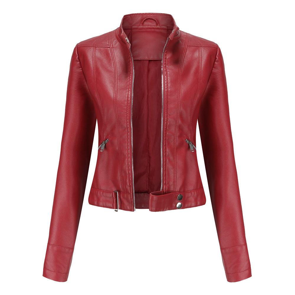 ZARAH - Stijlvolle faux-leren motojas voor dames
