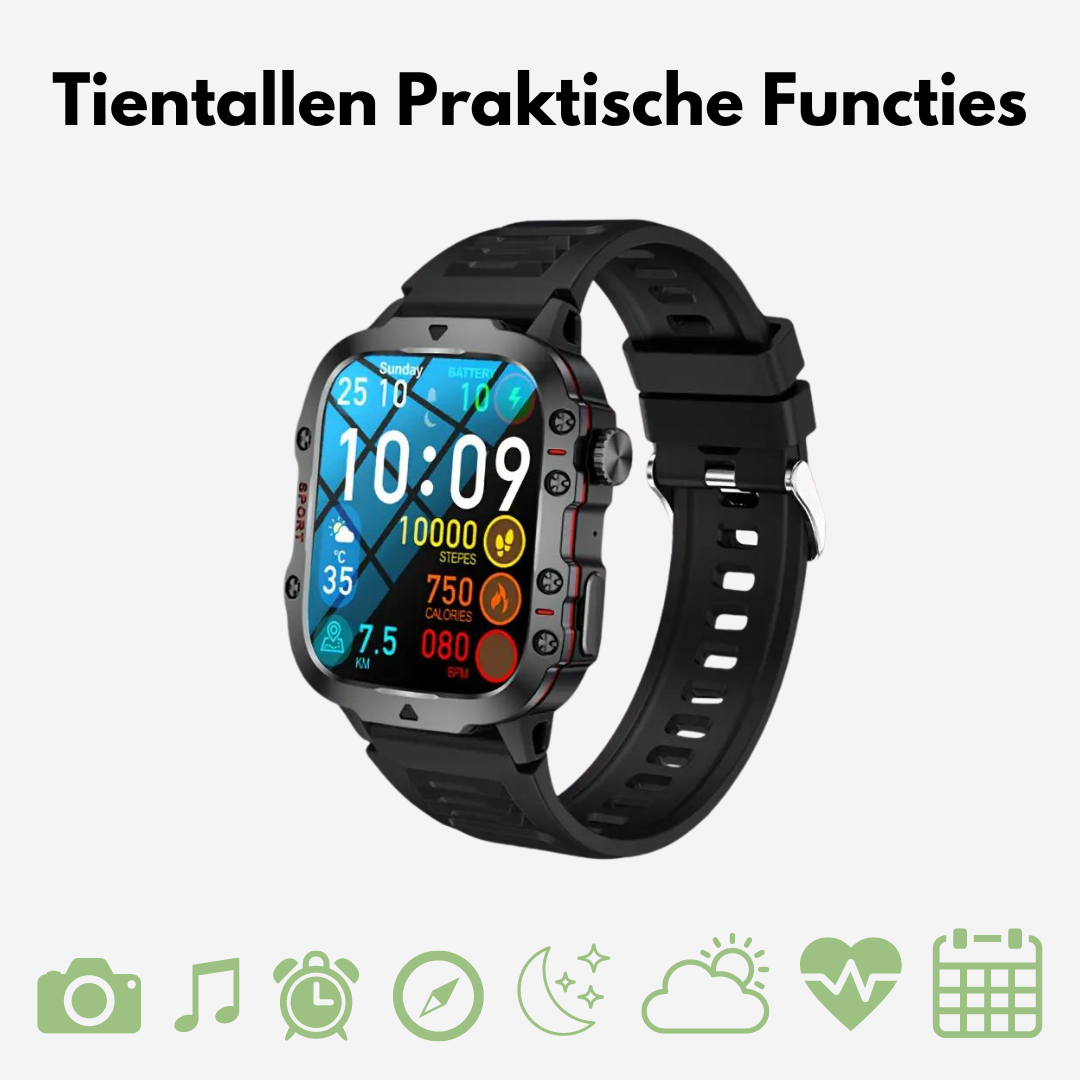 FitPulse – Geavanceerde Sport Smartwatch met IP68 Waterdichtheid