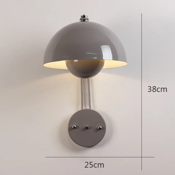 MUSHI - Sfeervolle wandlamp met paddenstoelontwerp