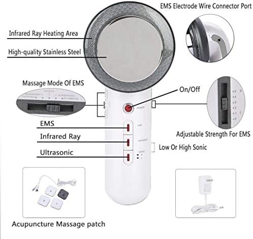 3-in-1 ultrasone EMS massager voor vetreductie en body sculpting – SCULPTURA PRO - Glamorix