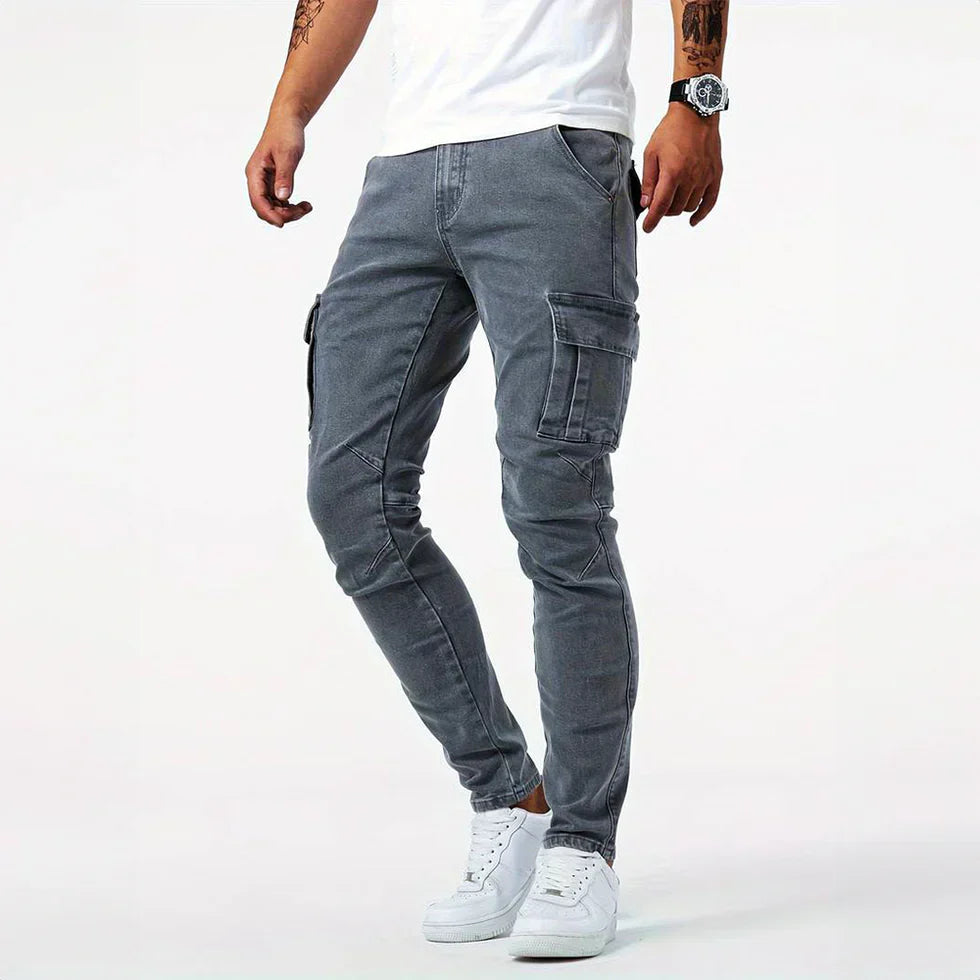 RYDER - Slim-fit cargo jogger broek voor heren