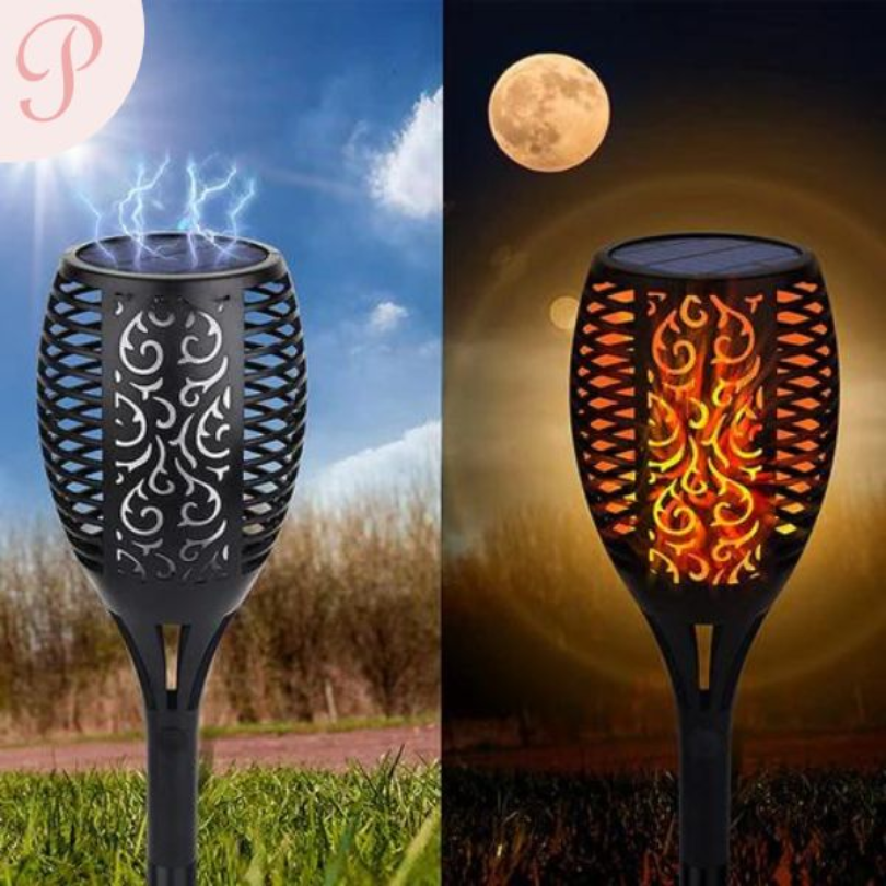 SolarFlame – Zonne-Energie LED Tuinfakkels