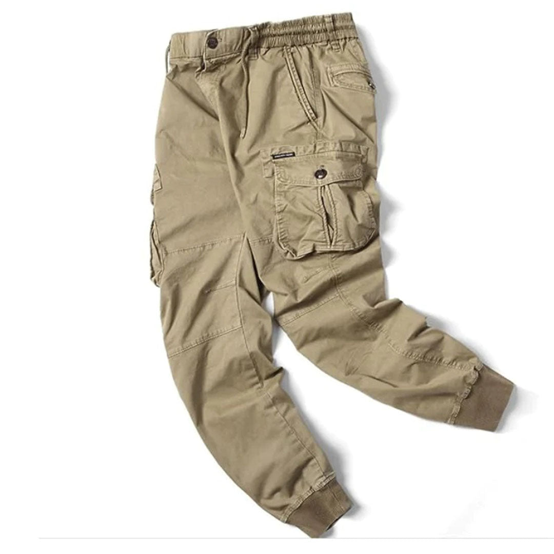Omad - Lange cargo broek met zakken voor mannen - Glamorix