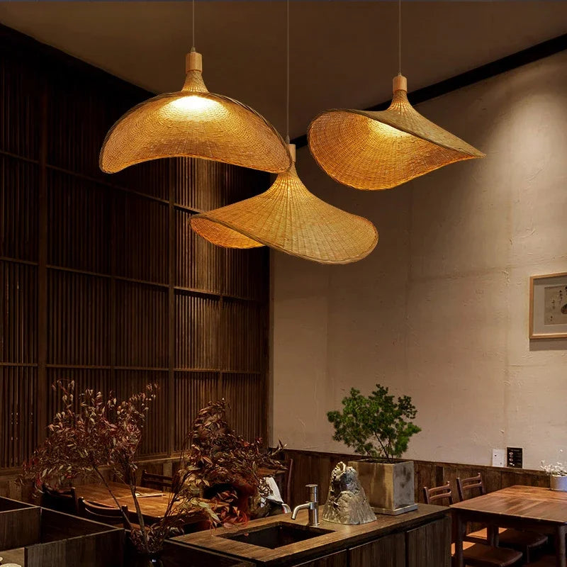 ECOLoom – Bamboe Gevlochten Hanglamp