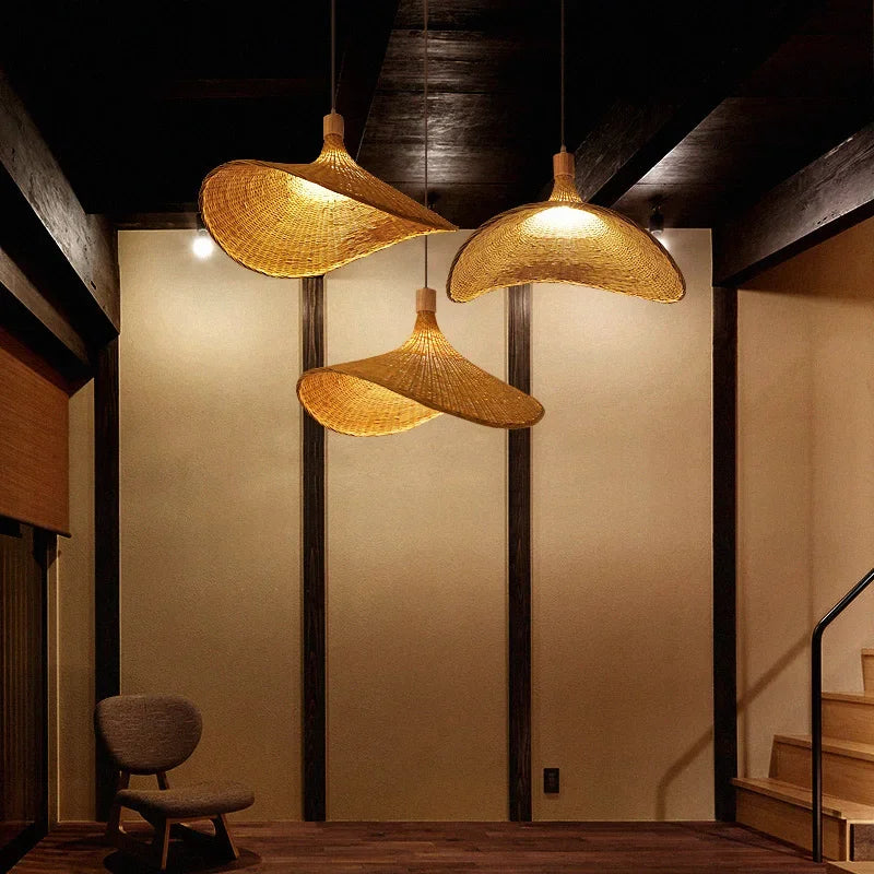 ECOLoom – Bamboe Gevlochten Hanglamp