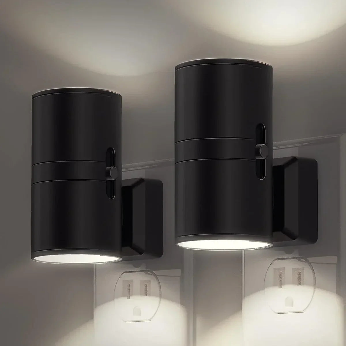 LumeaNoir Wand – Elegante wandlamp op zonne-energie voor een warme sfeer buitenshuis