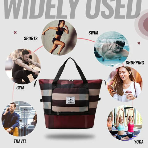 Grote stijlvolle reistas voor dames – Avyana TravelTote - Glamorix