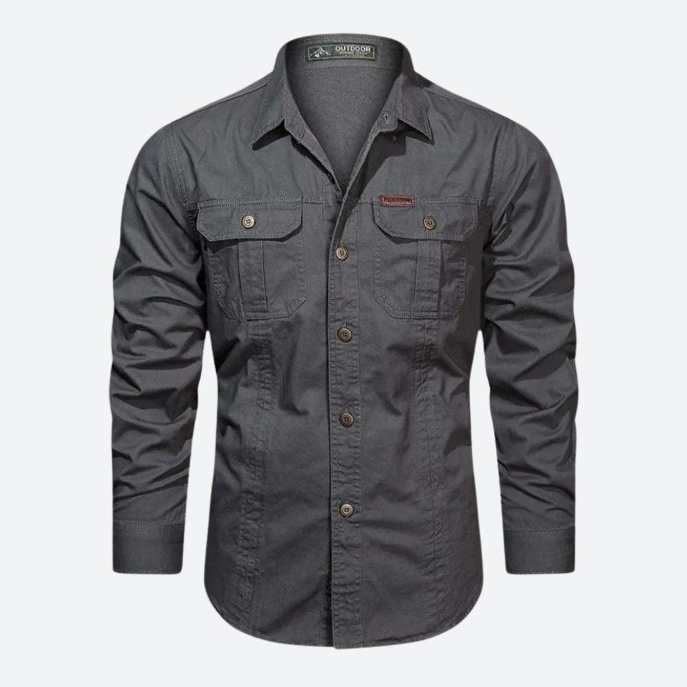 EDEN – Herenpoloshirt met dubbele borstzakken en stoere look
