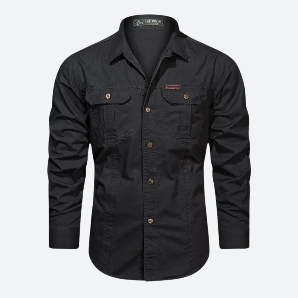 EDEN – Herenpoloshirt met dubbele borstzakken en stoere look