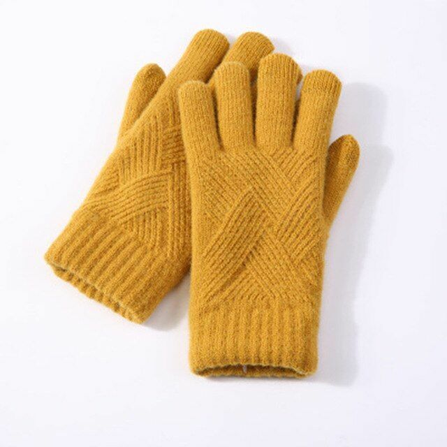 ELARA - Warme gebreide handschoenen voor dames