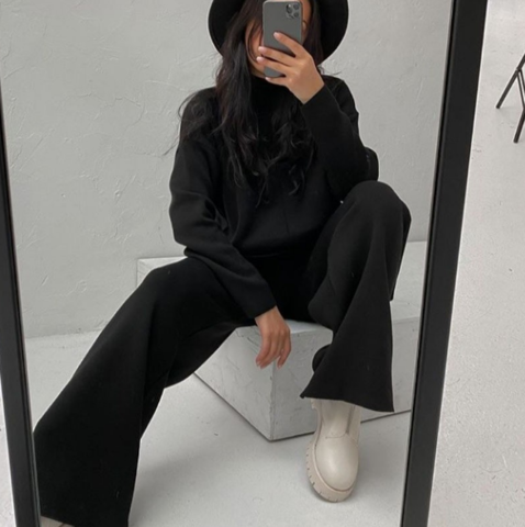 AMARA - Relaxed fit tweedelige loungeset voor dames