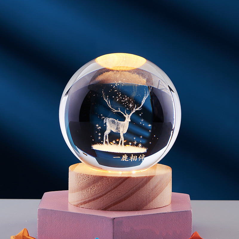 Sfeervolle 3D nachtlamp met elegant design en kleurverlichting – LUNOVA DreamGlow - Glamorix