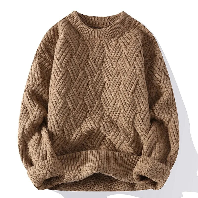 FINLEY - Cosy gebreide kabeltrui voor een tijdloze unisex stijl