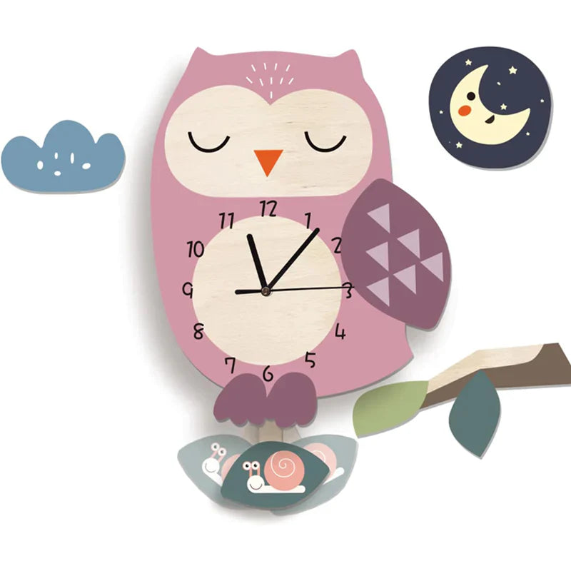 ANIMALSWING – Kinder pendulum klok met dierenontwerpen