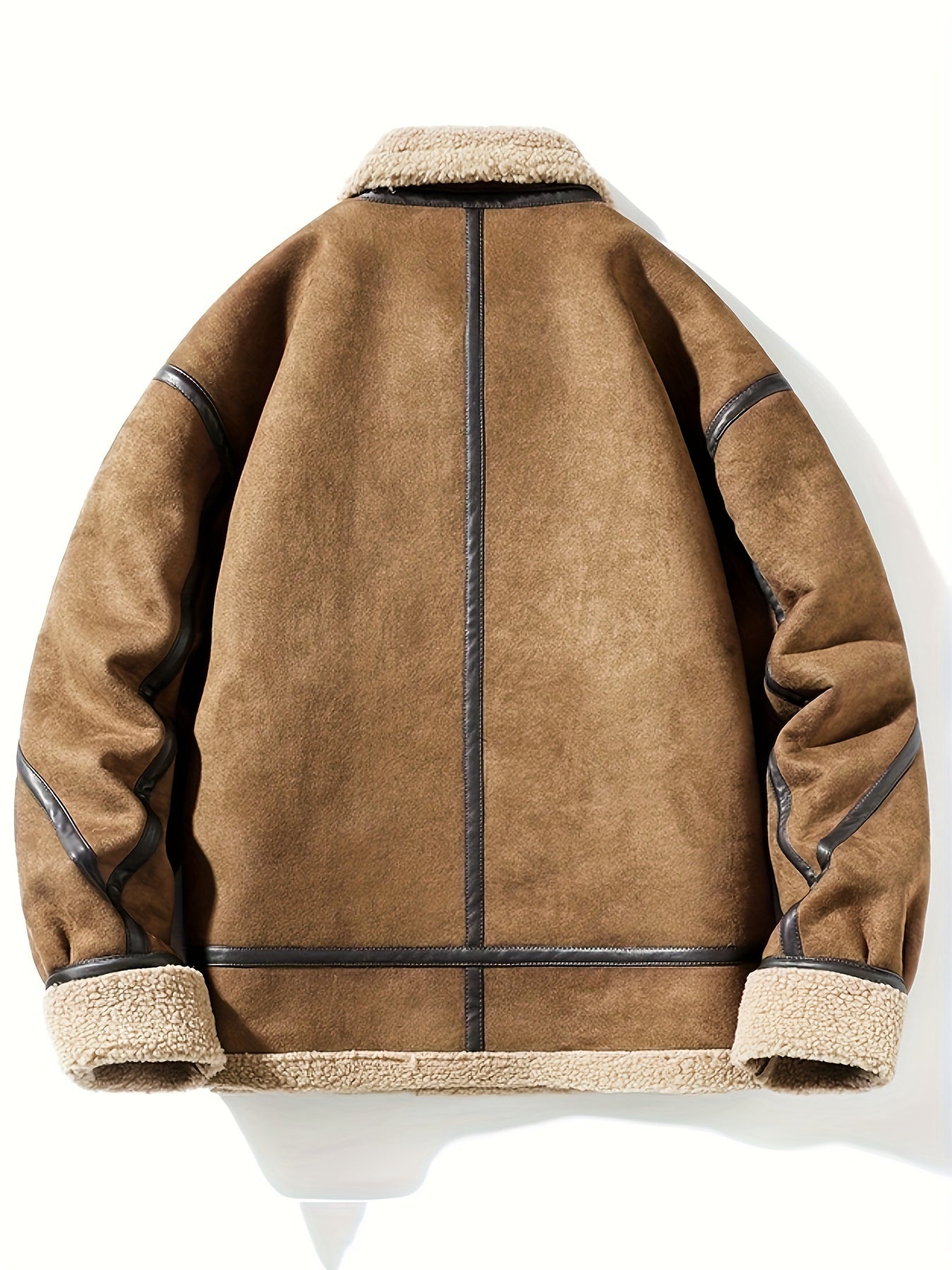 DANTE - Warme herenshearling jas met luxe uitstraling