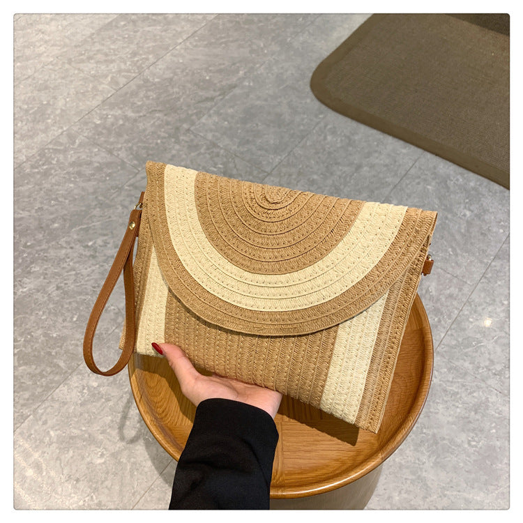 Handgemaakte geweven strandtas voor dames – Solenya BeachWeave - Glamorix