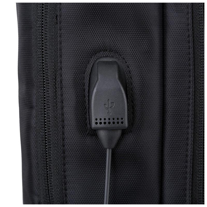 Slimme anti-diefstal rugzak met USB-poort voor onderweg – URBAX SHIELD - Glamorix