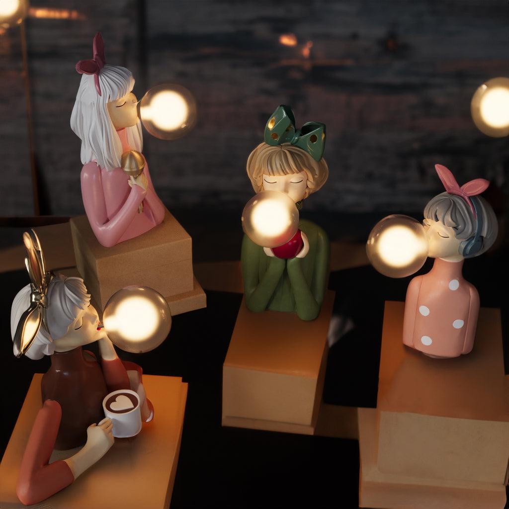 LUMIPLAY - Decoratieve tafellamp met speels figuurontwerp en LED-lamp