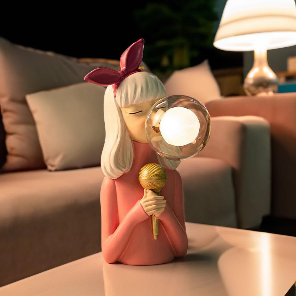 LUMIPLAY - Decoratieve tafellamp met speels figuurontwerp en LED-lamp