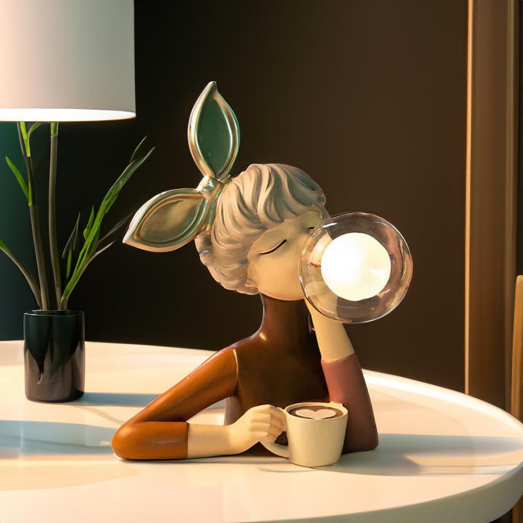LUMIPLAY - Decoratieve tafellamp met speels figuurontwerp en LED-lamp