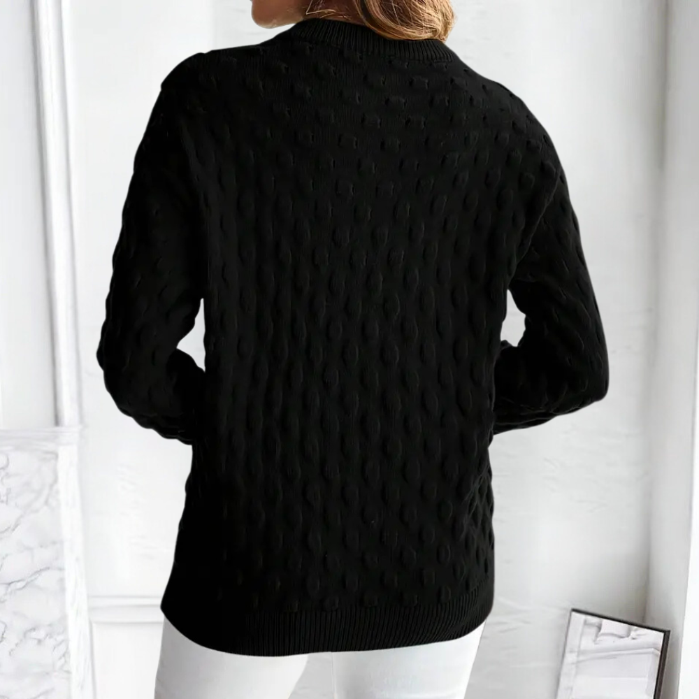 Zachte gebreide damestrui met casual pasvorm – ELIORA CozyKnit - Glamorix