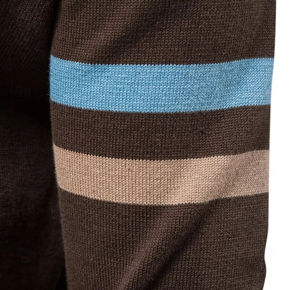 Herentrainingsjack met colourblock design en ritssluiting – DAREON - Glamorix
