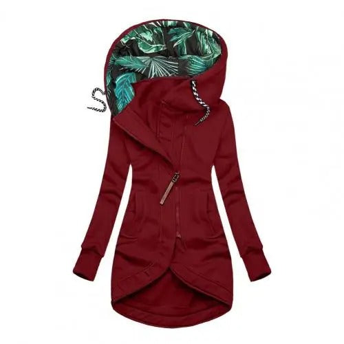 FREJA - Abrigo de invierno con capucha para mujer - Glamorix