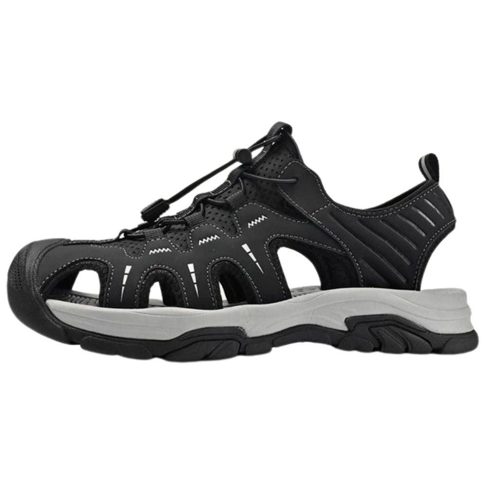Leren Zomersandalen voor Heren met Verstelbare Bandjes – VENTURO
