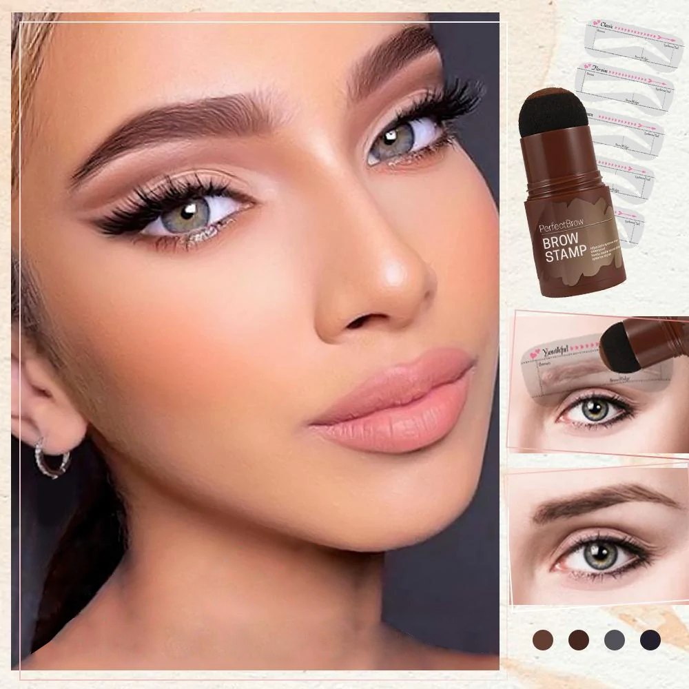 BROWPERFECT - Stempel & Stencil Kit voor Perfecte Wenkbrauwen