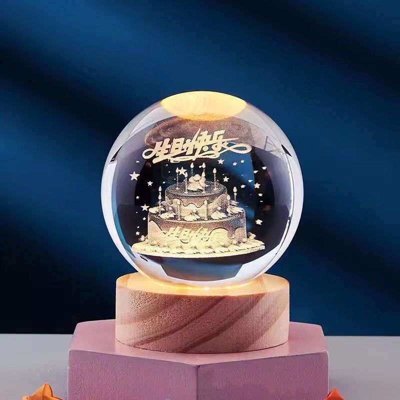 Sfeervolle 3D nachtlamp met elegant design en kleurverlichting – LUNOVA DreamGlow - Glamorix