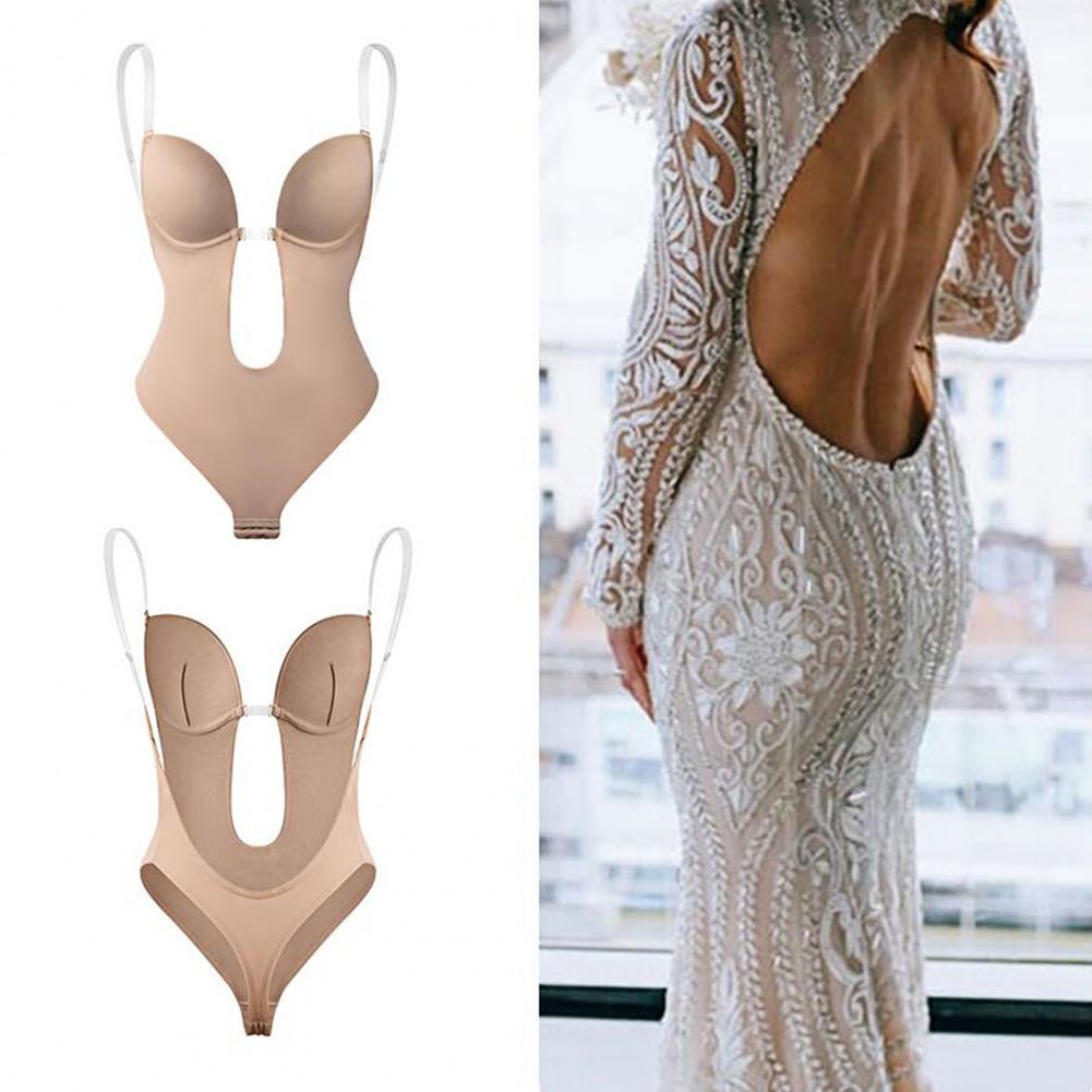Diep uitgesneden shapewear body voor een strakke taille – SILHOUETTE V-SHAPE - Glamorix