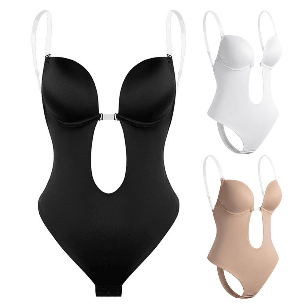 Diep uitgesneden shapewear body voor een strakke taille – SILHOUETTE V-SHAPE - Glamorix
