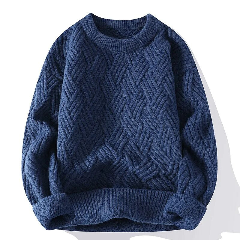 FINLEY - Cosy gebreide kabeltrui voor een tijdloze unisex stijl