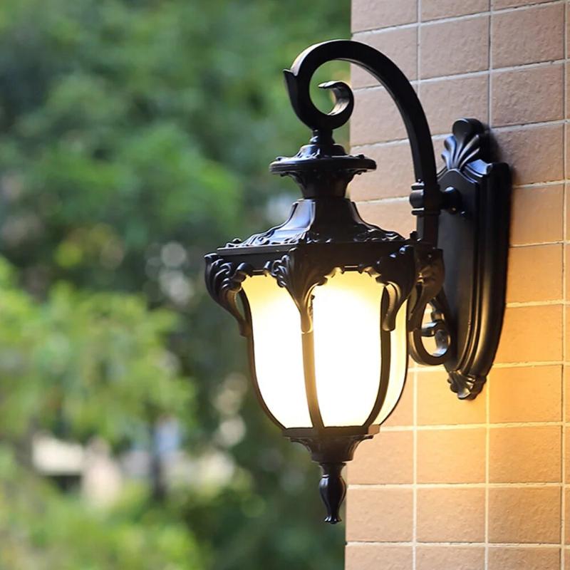 Vintage buitenwandlamp met weerbestendige afwerking – LUMINA VINTAGE - Glamorix