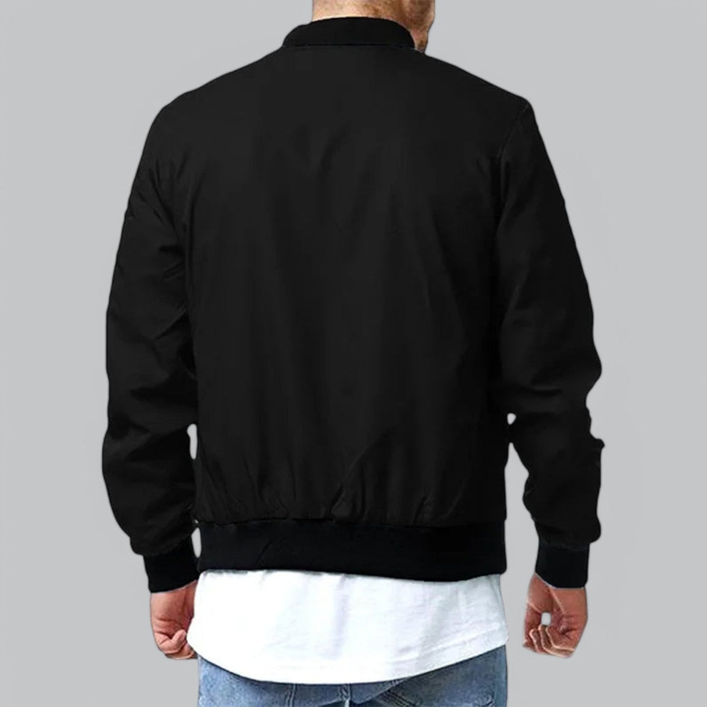 Heren bomberjack met strakke afwerking en moderne pasvorm – KAIRO BOMBER - Glamorix