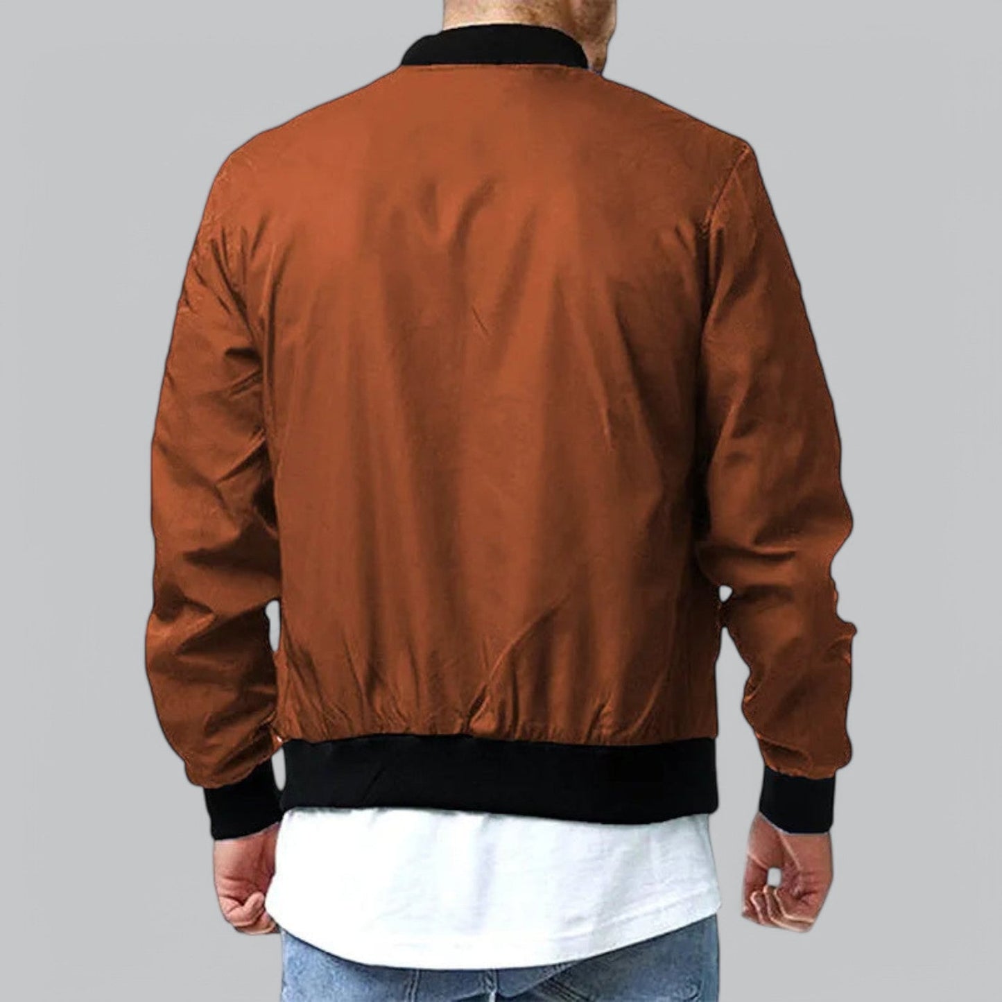 Heren bomberjack met strakke afwerking en moderne pasvorm – KAIRO BOMBER - Glamorix