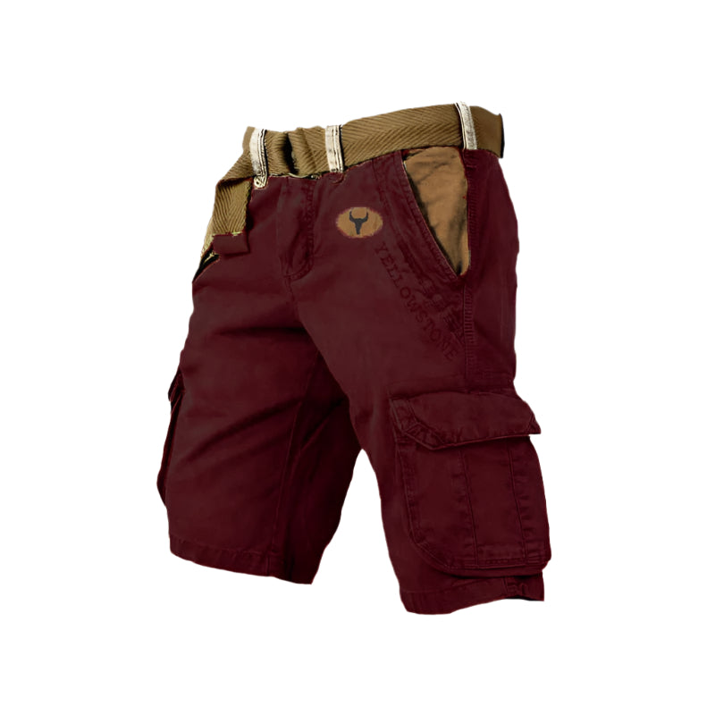 Functionele heren cargo short met meerdere zakken – TrekForm Atlas - Glamorix