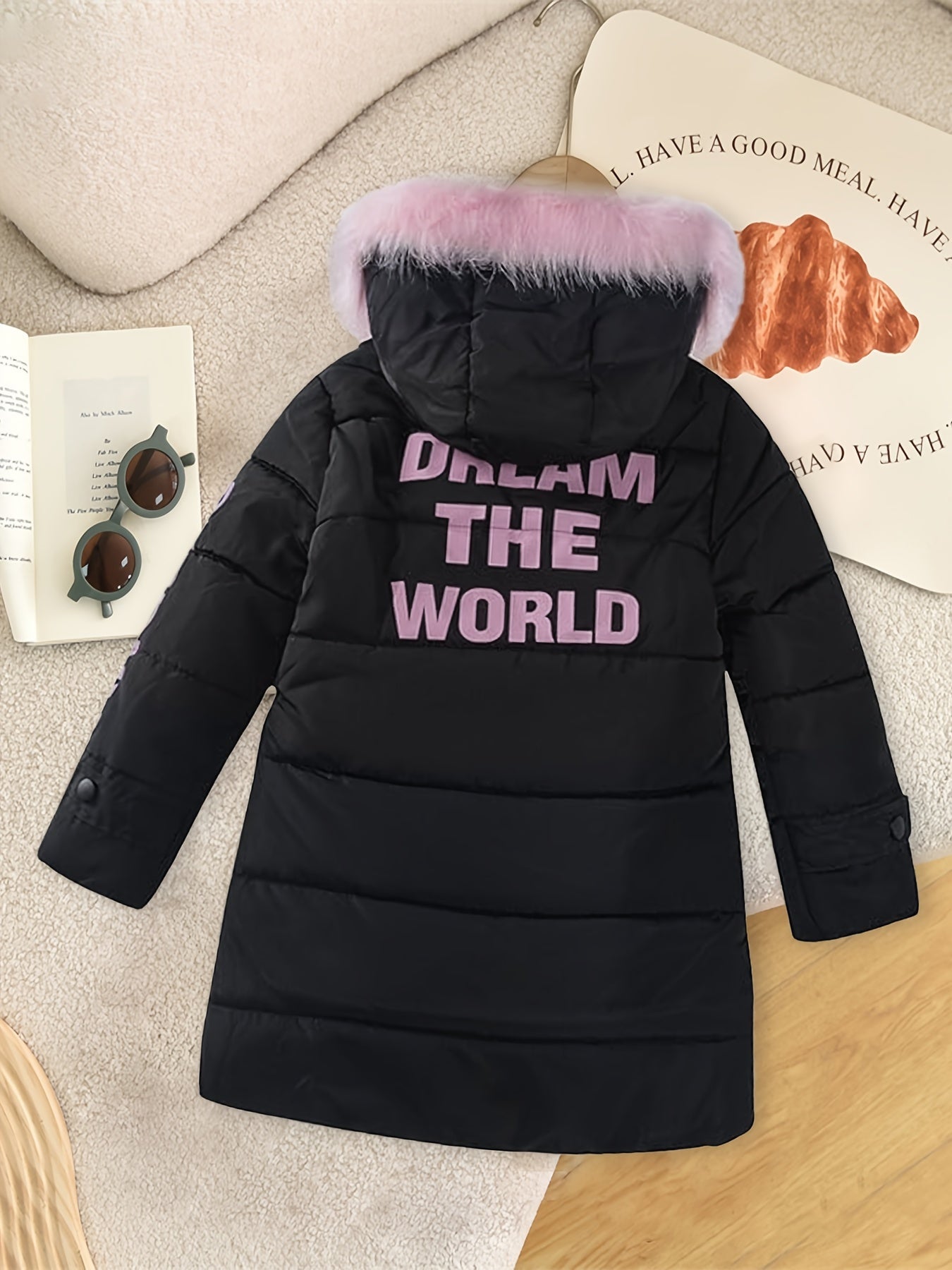 Janen - Gevoerde Parka Winterjas met Ritssluiting voor Meisjes