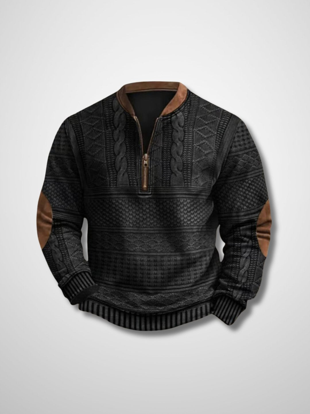 RYAN - Sweater met ritssluiting voor heren