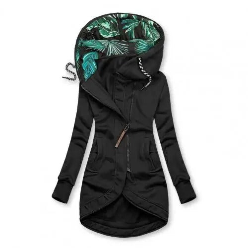 FREJA - Abrigo de invierno con capucha para mujer - Glamorix