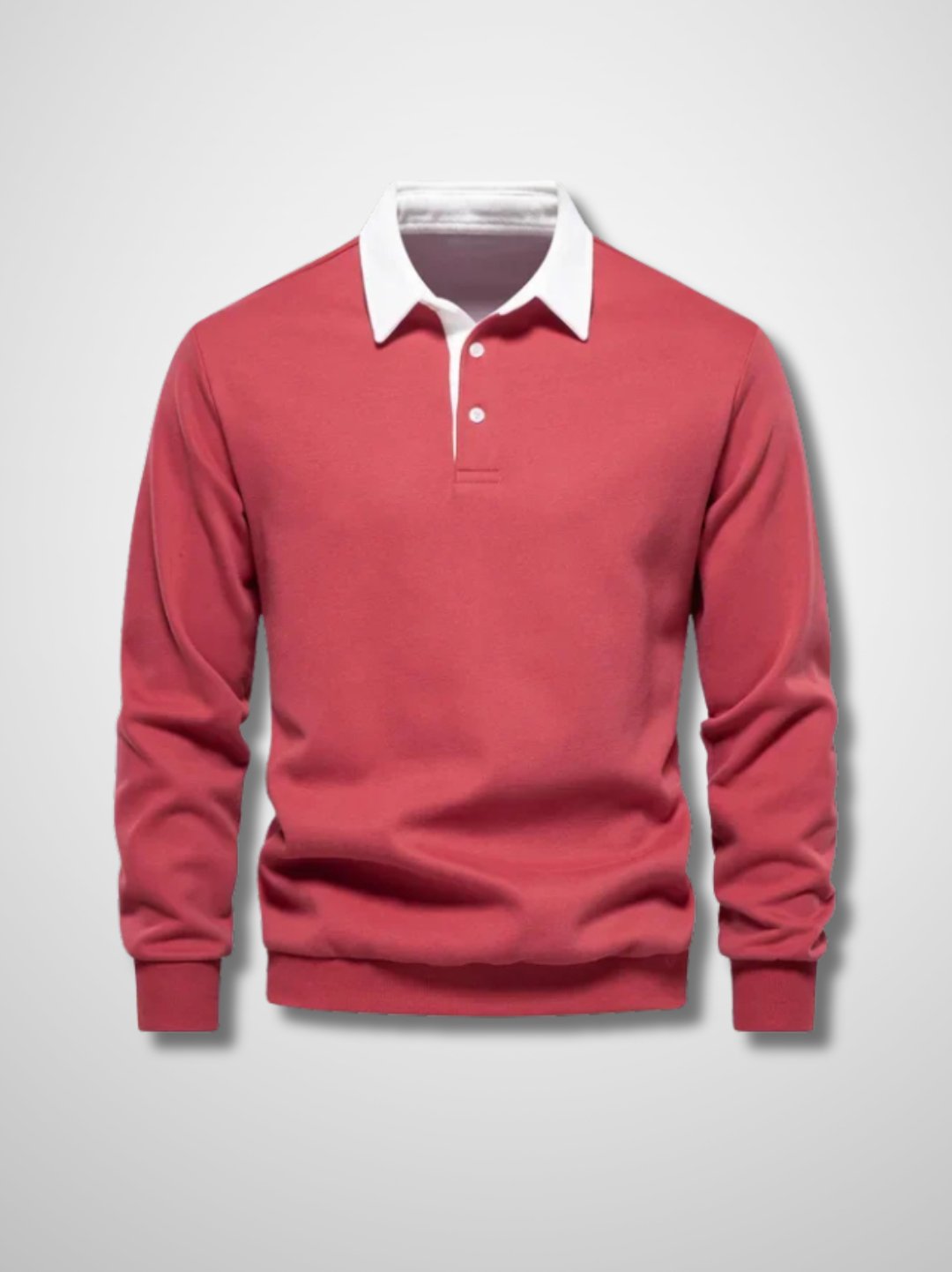 LUCAS - Lange mouwen polo trui voor heren