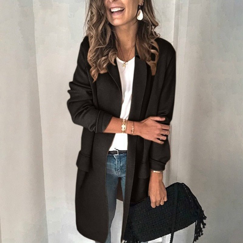 EVELYN - Lang en elegant damescolbert voor een verfijnde look
