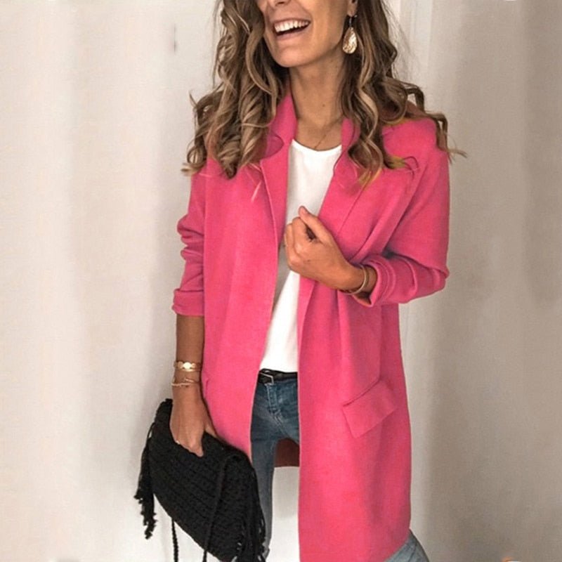 EVELYN - Lang en elegant damescolbert voor een verfijnde look