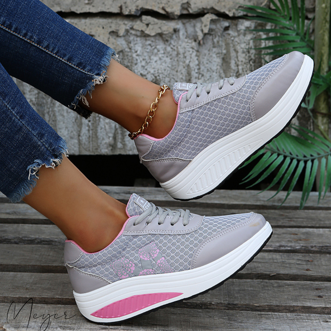 Schokabsorberende dames sneakers met extra steun – AeroLift Motion - Glamorix