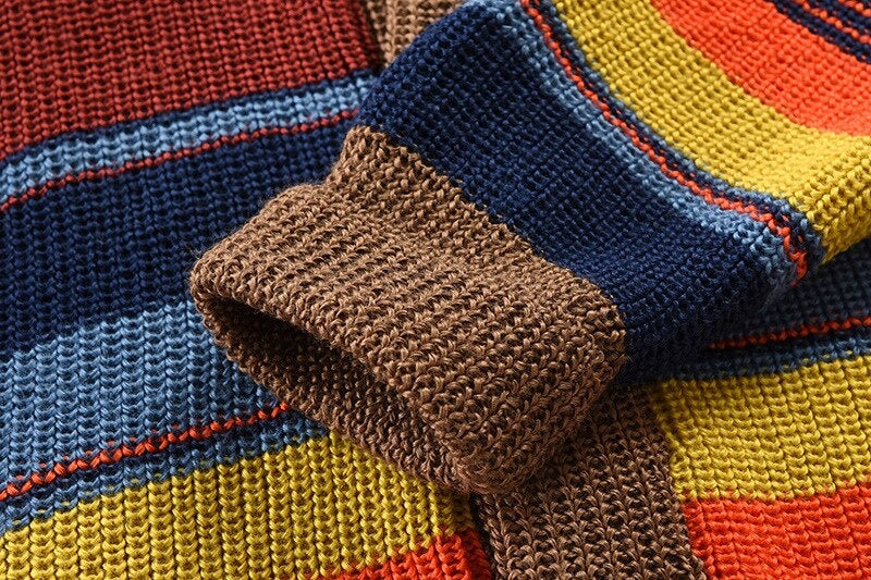 FINN - Veelkleurige heren trui met uniek design