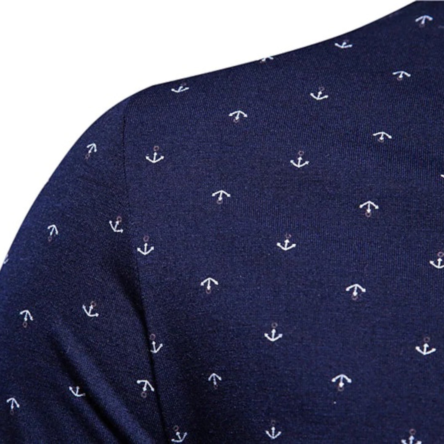 HARRINGTON - Klassieke herenpolo met subtiele print