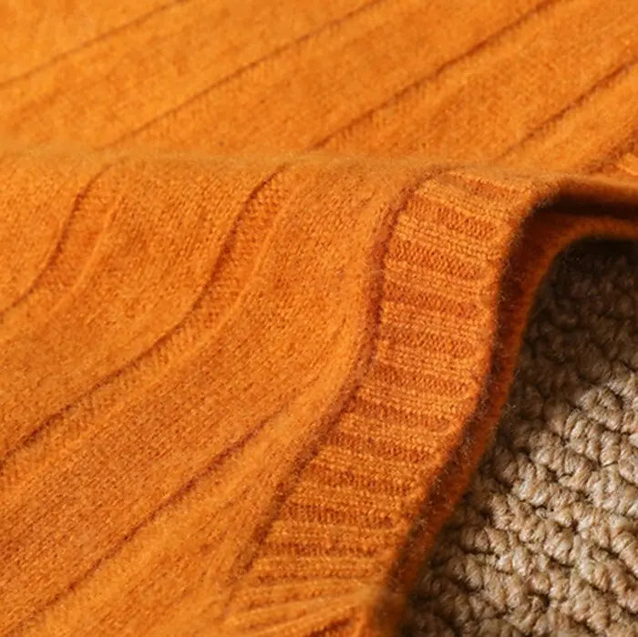 NOAH – Wollen trui-vest met klassieke knoopsluiting voor heren